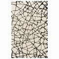 Jaipur Rugs Etho by Nikki Chu Tuf Viscose Mix Chandler Design Rectangle Rug, Birch - 8 x 10 RUG135305